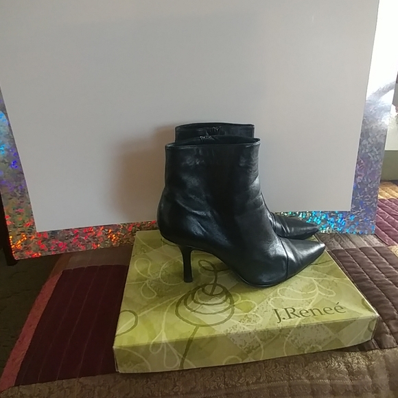 Alberta 4 in. Ankle Boots with side zipper. - Picture 2 of 7